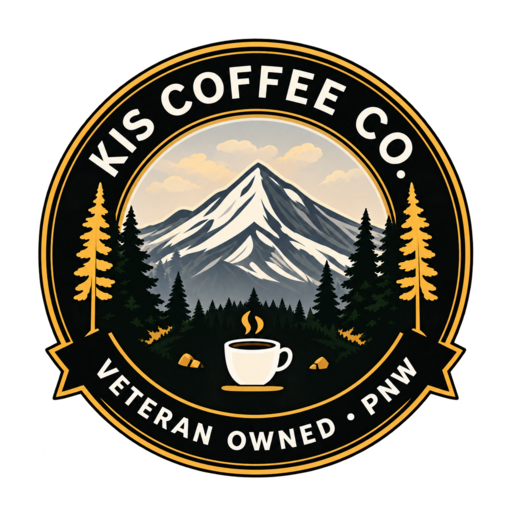 KIS Coffee Co. Veteran Owned PNW logo